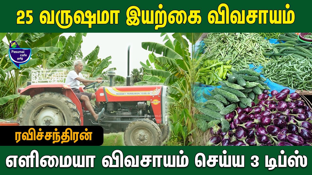 நம்மாழ்வாரும், சுபாஷ் பாலேகரும் தான் எனக்கு குரு - Ravichandran #organicfarming