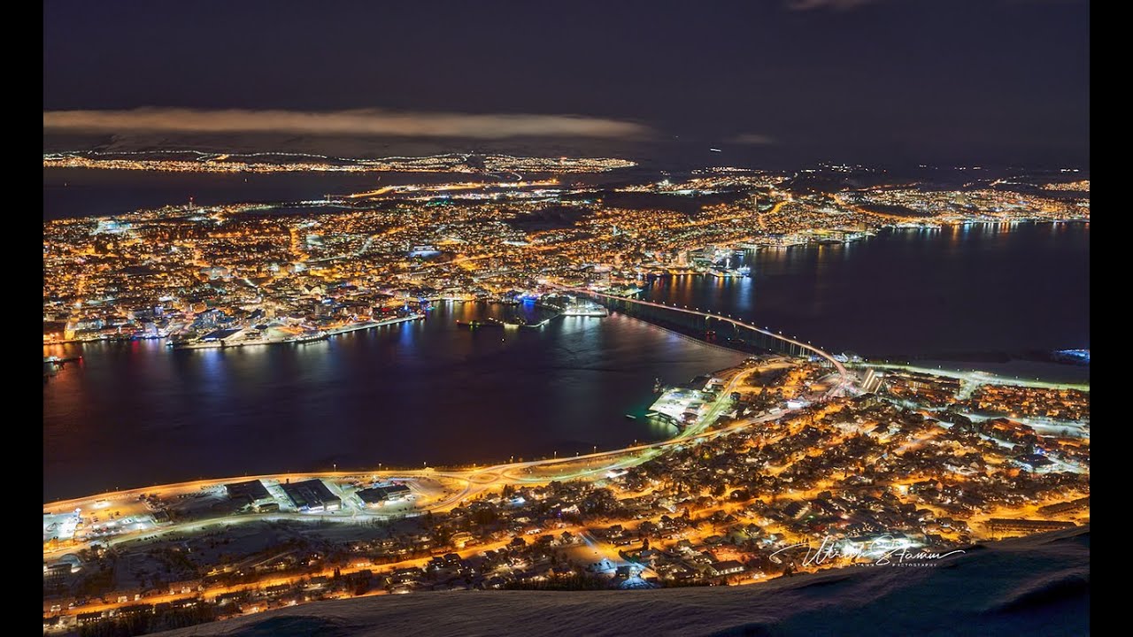 Tromsø , Norwegen im Februar 2022