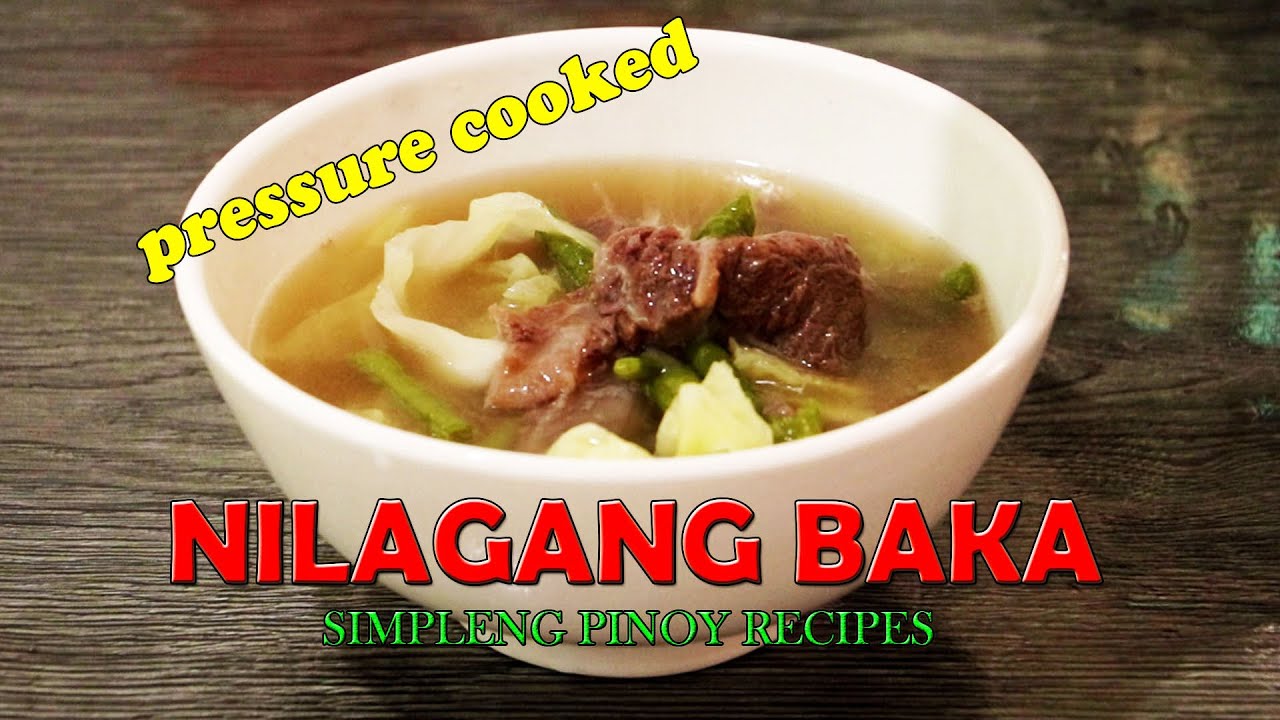 NILAGANG BAKA SA PRESSURE COOKER, SOBRANG LAMBOT AT NAPAKASARAP