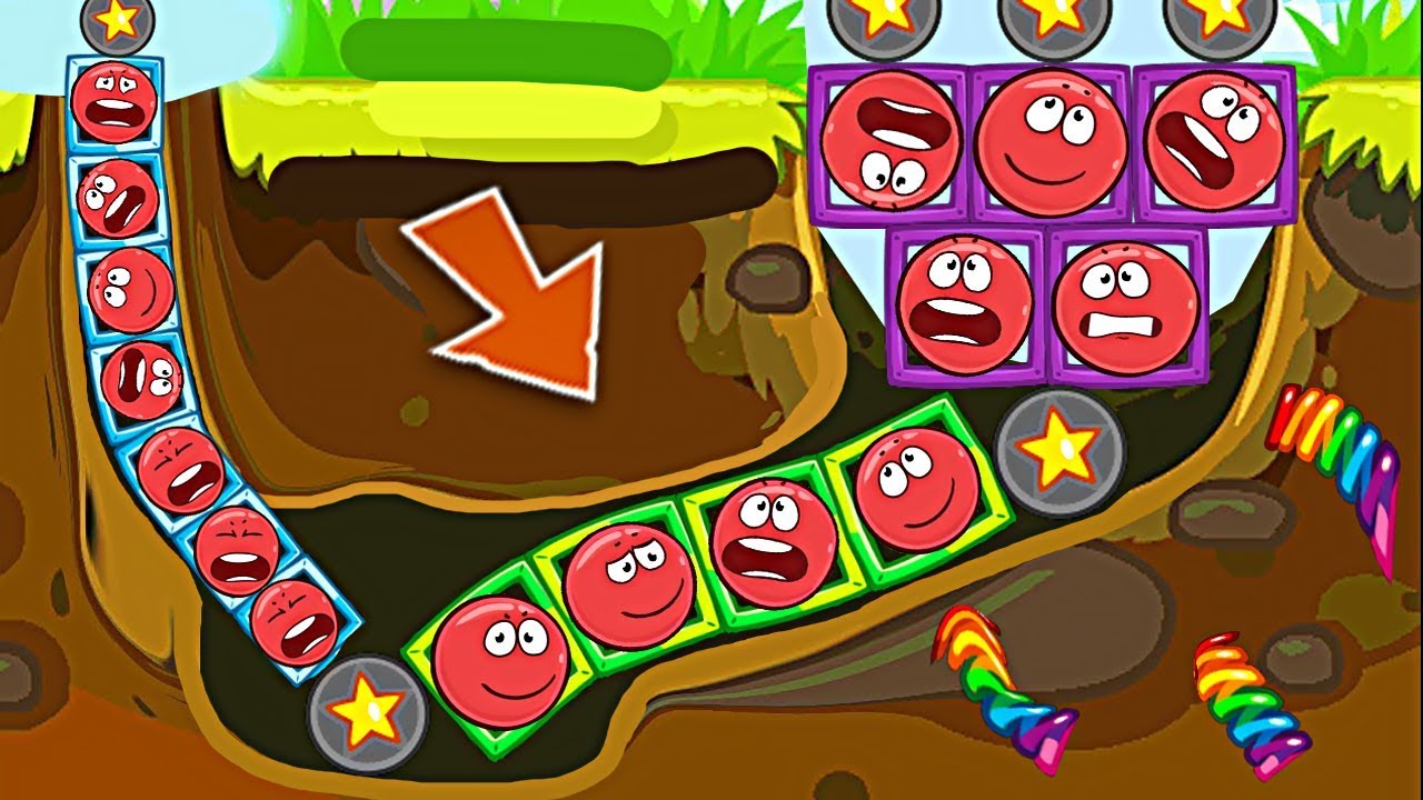 9999 КРАСНЫХ ШАРИКОВ в BAD PIGGIES - в игре Красный Шар и его Машинка Строим с Спуди - Red Ball 4