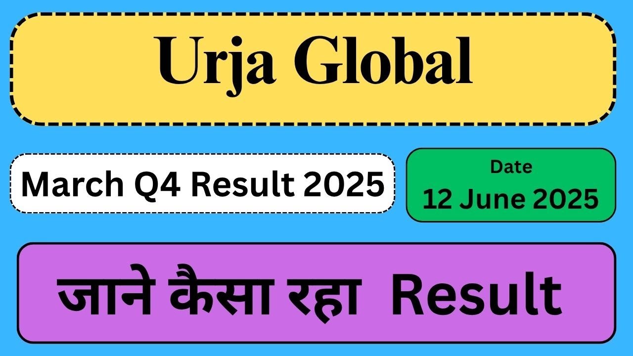 Urja Global मार्च Q4 रिजल्ट 2025| Urja Global share latest news #urjaglobalshareprice #results