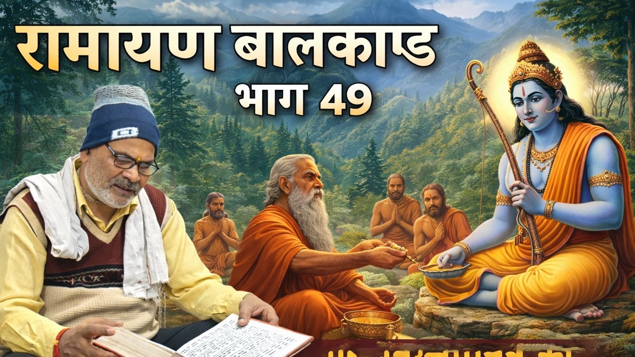 रामायण बालकांड 49 🌿 | राम जी की अद्भुत सेवा भावना 🙏✨