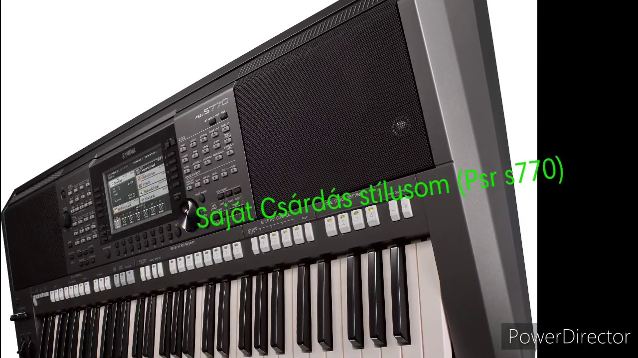 Yamaha psr s770 Saját Csárdás Style..