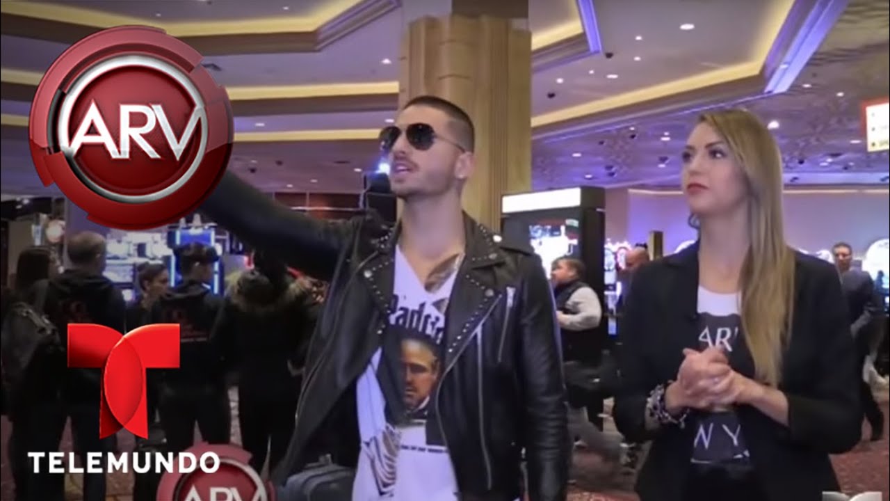 Maluma muestra su destreza como jugador en un casino | Al Rojo Vivo | Telemundo