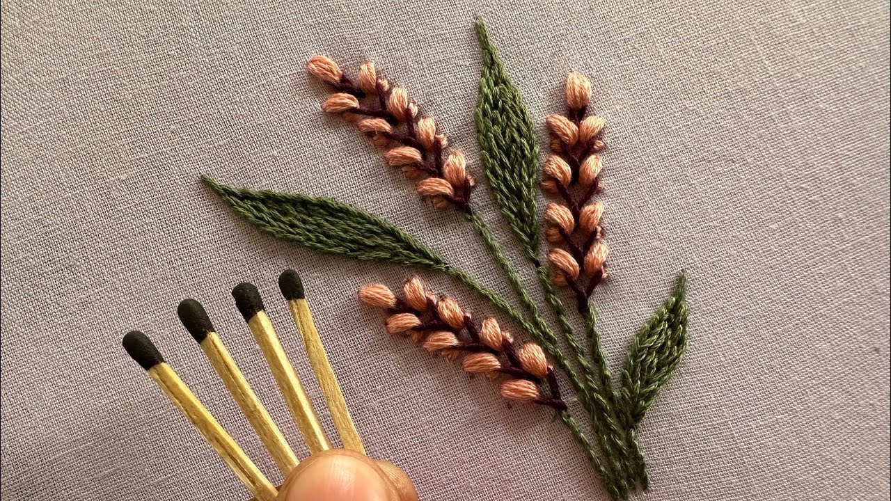 Super gorgeous embroidery design| hand embroidery design| embroidery flower design video