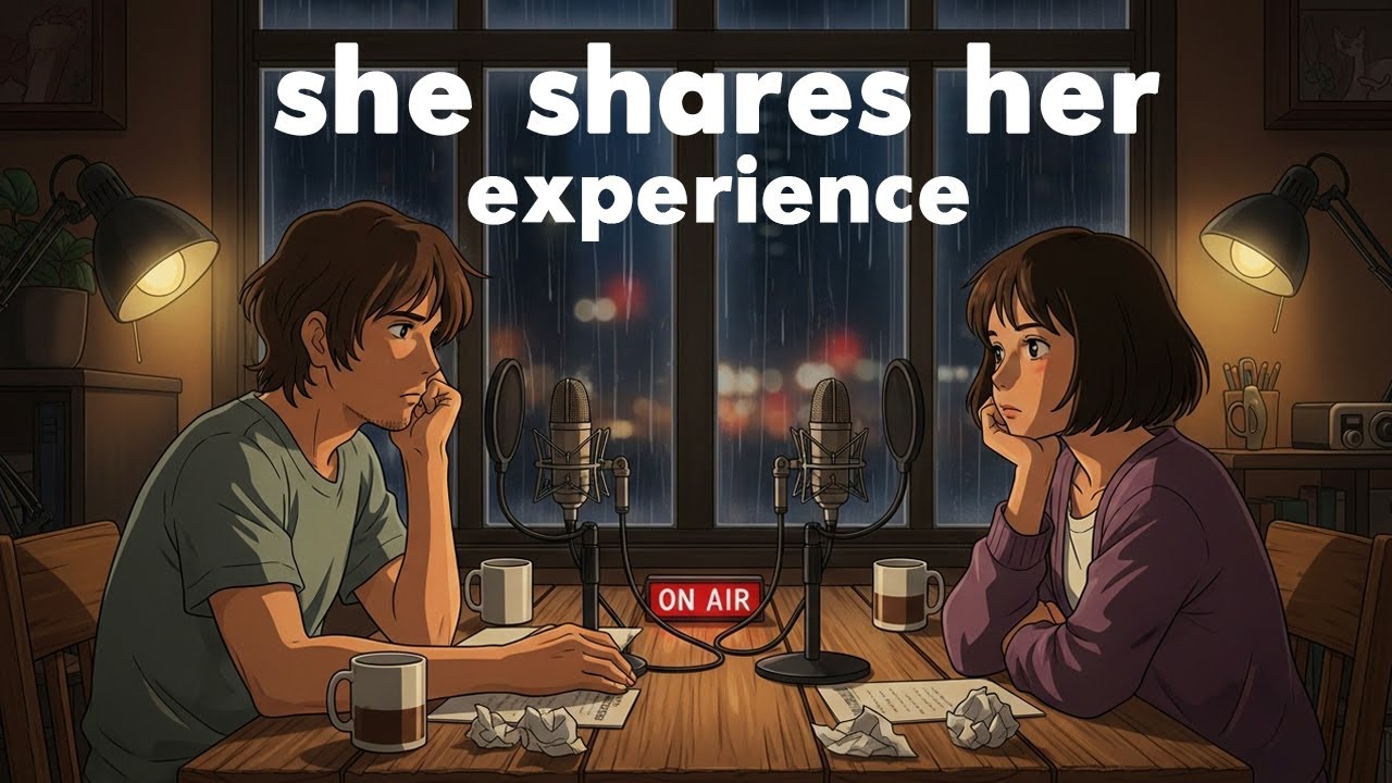 what she had to go through at work to learn: English Podcast