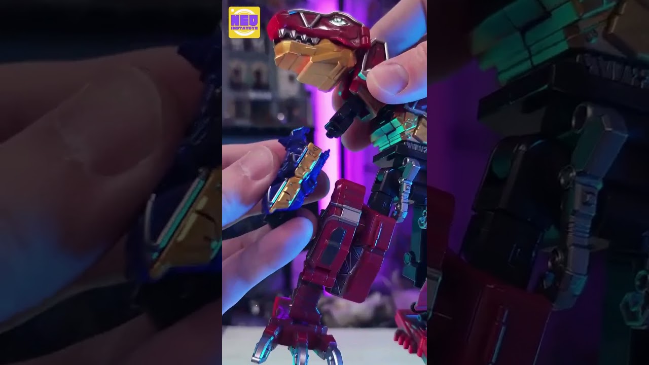 Transformasi Stegotchi Zord! Power Rangers Kyoryuger DX Dino Charger Unboxing!