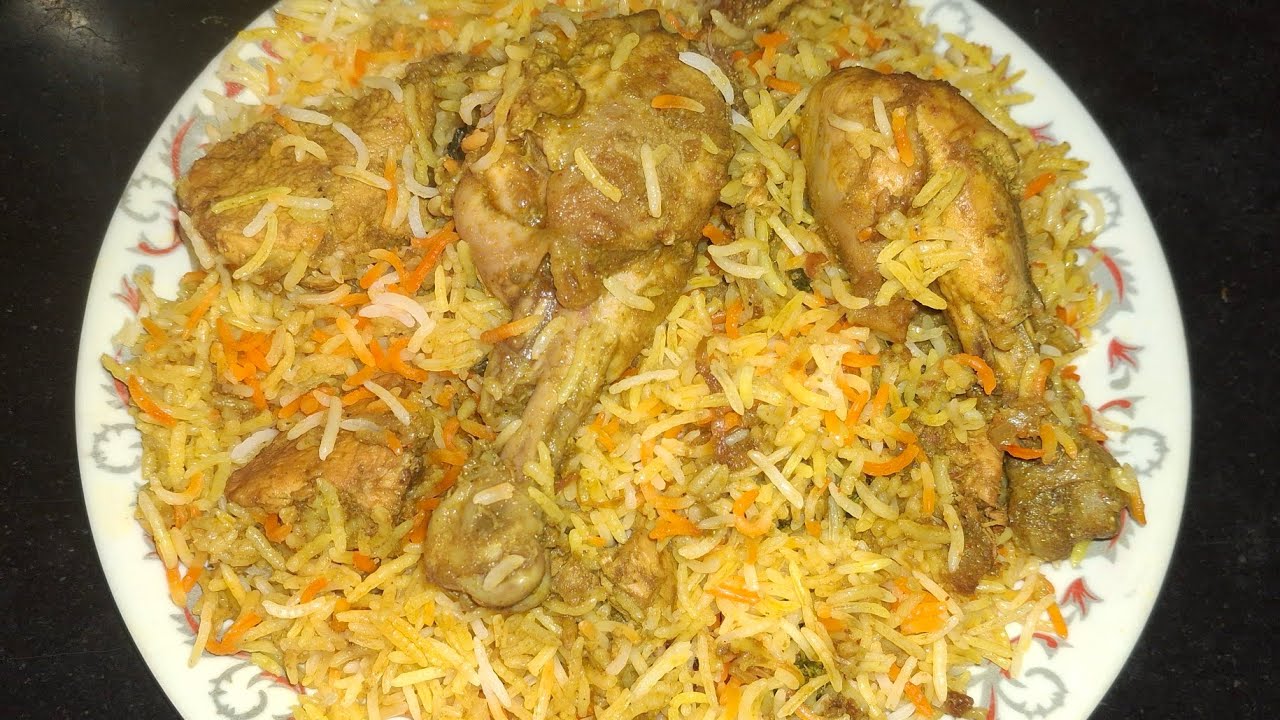 चिकन दम बिरयानी बनाने की आसान रेसिपी Ramzan Eid Special 20 se 25 logo ke liye Chicken dam Biryani 