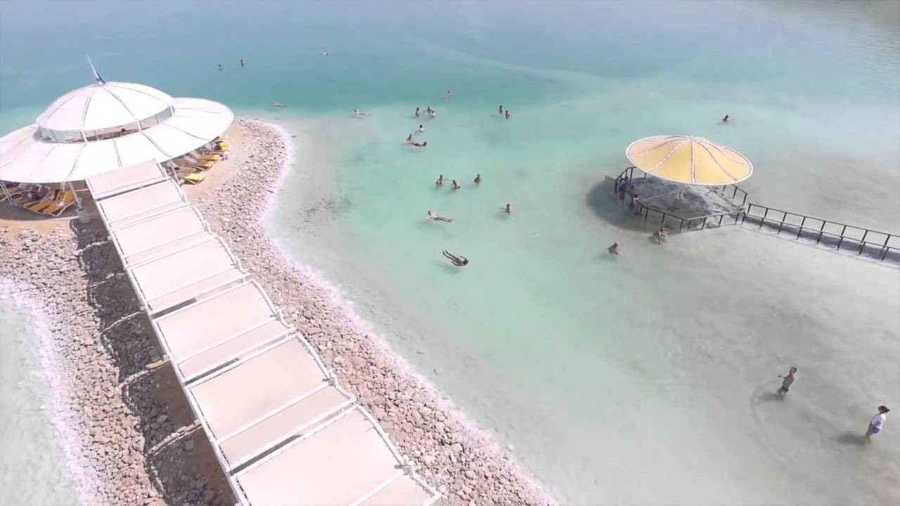 OUTstanding Travel Drone Flight Over Masada & The Dead Sea