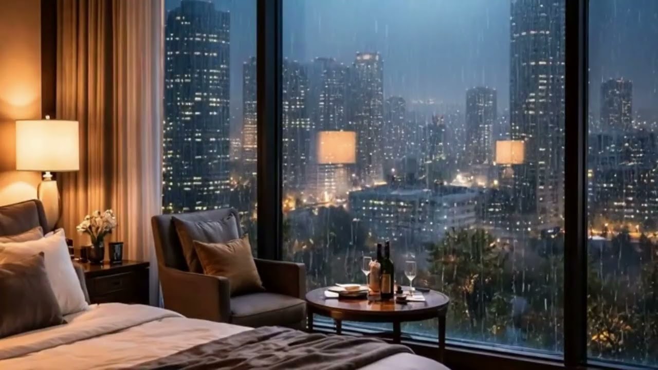 Distant Thunder & Rain for Sleep (Ad-Free)#no music#no trending
