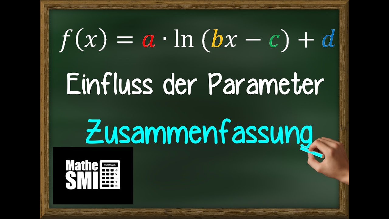 Mathe Abitur/Fachabi: Logarithmusfunktion - Einfluss der Parameter auf die ln-Funktion