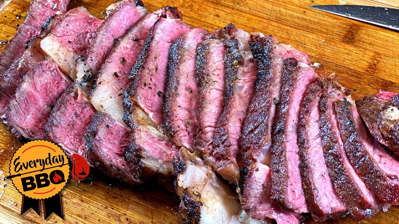 Reverse Sear Ribeye Steak 🥩 using COLD GRATE TECHNIQUE on the SNS Grills Kamado