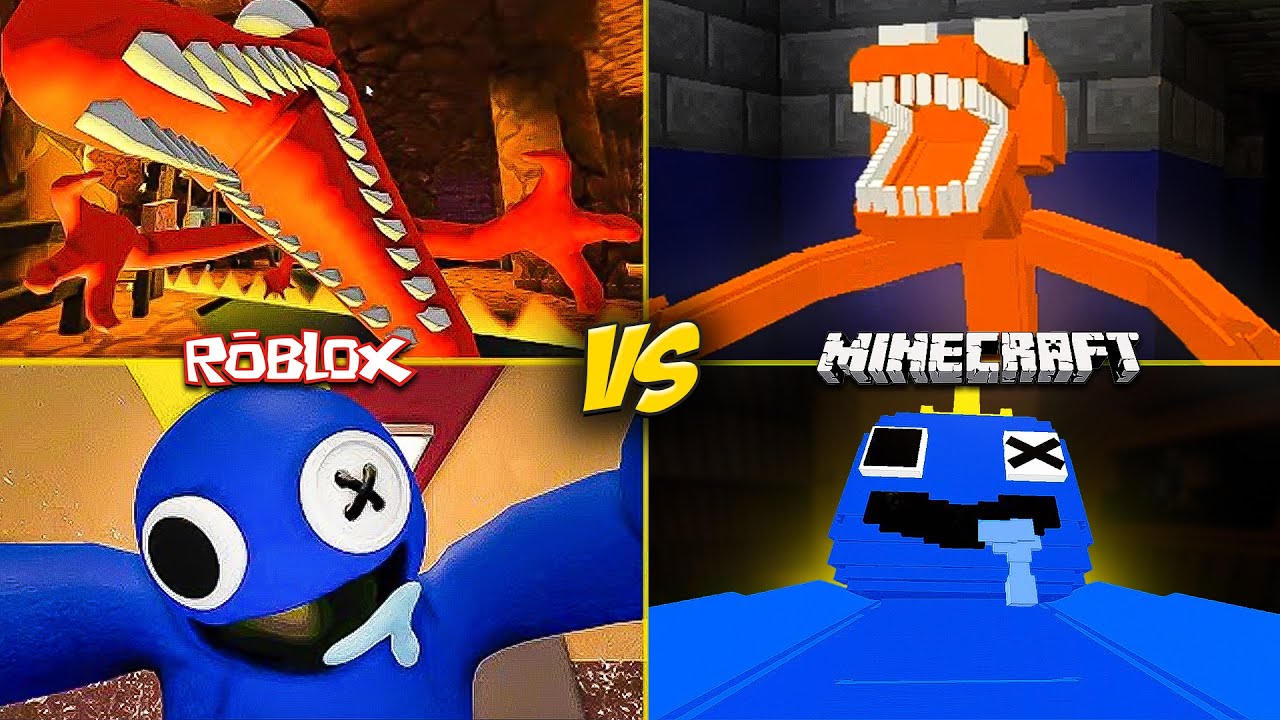 ROBLOX Rainbow Friends ALL JUMPSCARES vs MINECRAFT #2 | Choop