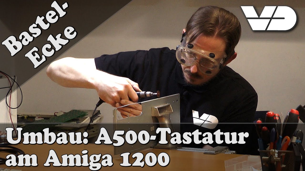 Umbau: Amiga-500-Tastatur am Amiga 1200 (Bastel-Ecke)