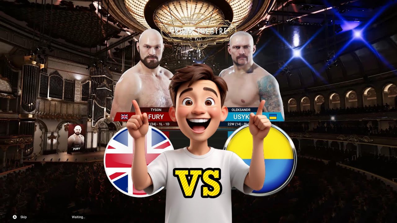 🔥United Kingdom vs Ukraine🥊- Undisputed Boxing - Fury vs Usyk