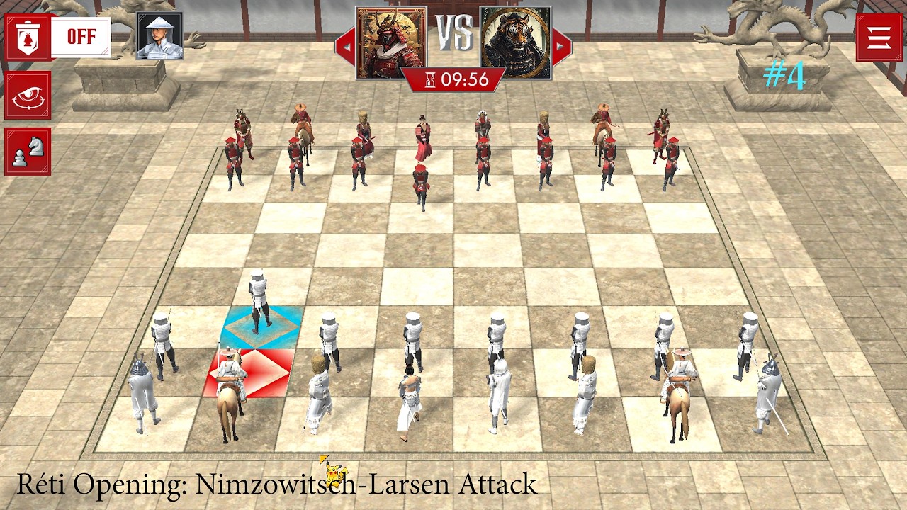 Chess - Samurai Warlords | PC & Mobile -Gameplay #03 | elo ~1600-1900