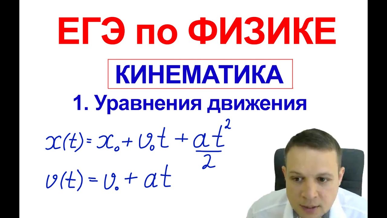 Кинематика. Урок 1. ФИЗИКА ЕГЭ