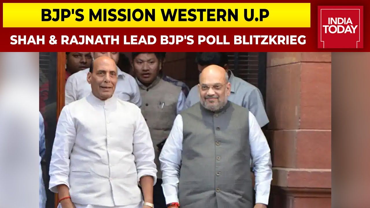 136 Seats & Political Prestige At Stake As BJP Hits Campaign Trail In Western U.P