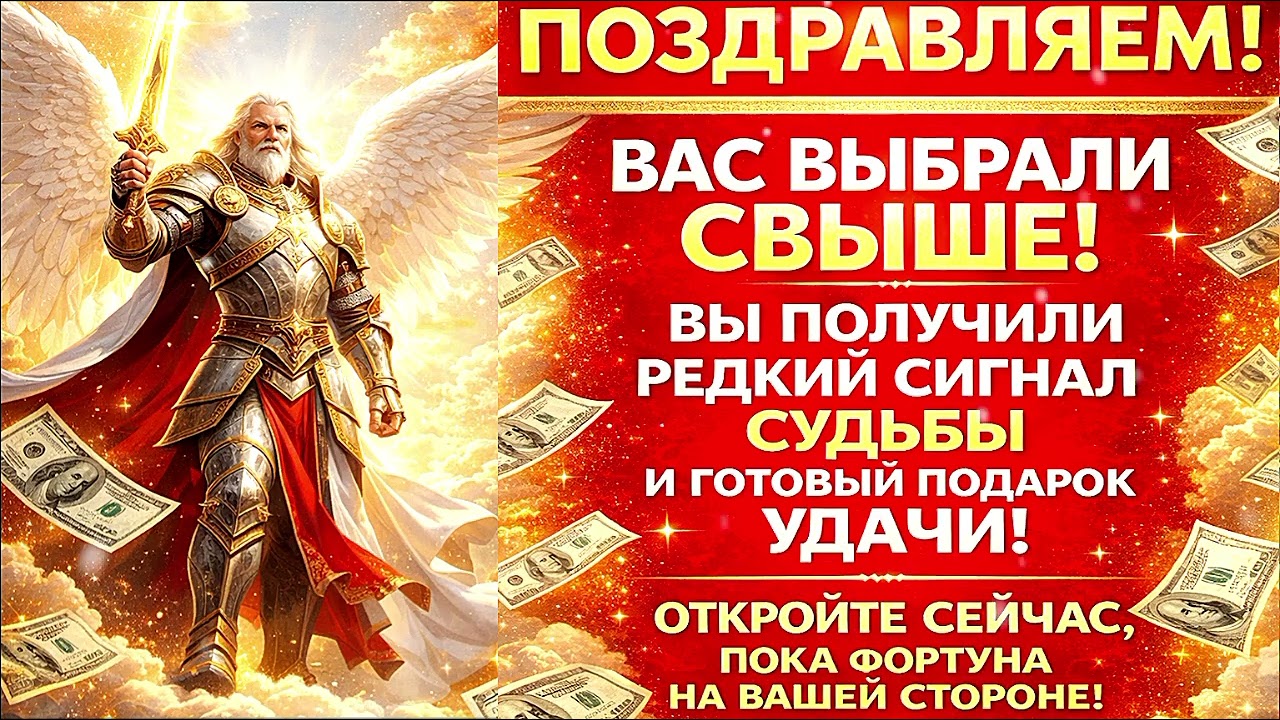 🔥 ВАС ВЫБРАЛА СУДЬБА! РЕДКИЙ СИГНАЛ, КОТОРЫЙ НЕЛЬЗЯ ИГНОРИРОВАТЬ ⚡ ОТКРОЙТЕ НОВЫЙ ЭТАП СВОЕЙ ЖИЗНИ 