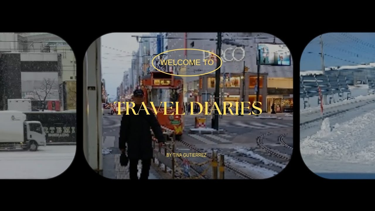 TRAVEL DIARIES PART #1 || HOKKAIDO JAPAN || TINA GUTIERREZ