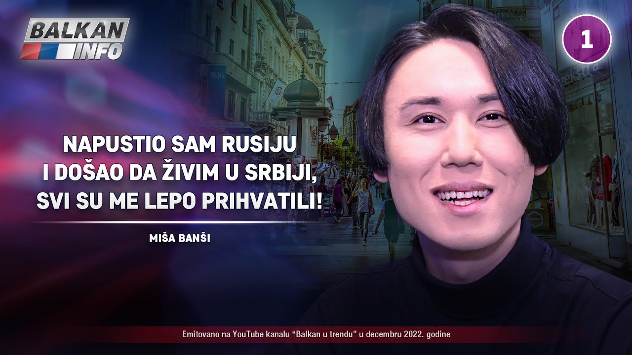 INTERVJU: Mi&scaron;a Ban&scaron;i - Napustio sam moju zemlju i do&scaron;ao ovde, svi su me ba&scaron; prihvatili! (15.12.2022)