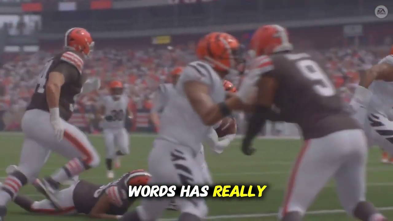 Madden NFL 26 Bengals vs Browns 1st Q wk6 rookie going for the record y2