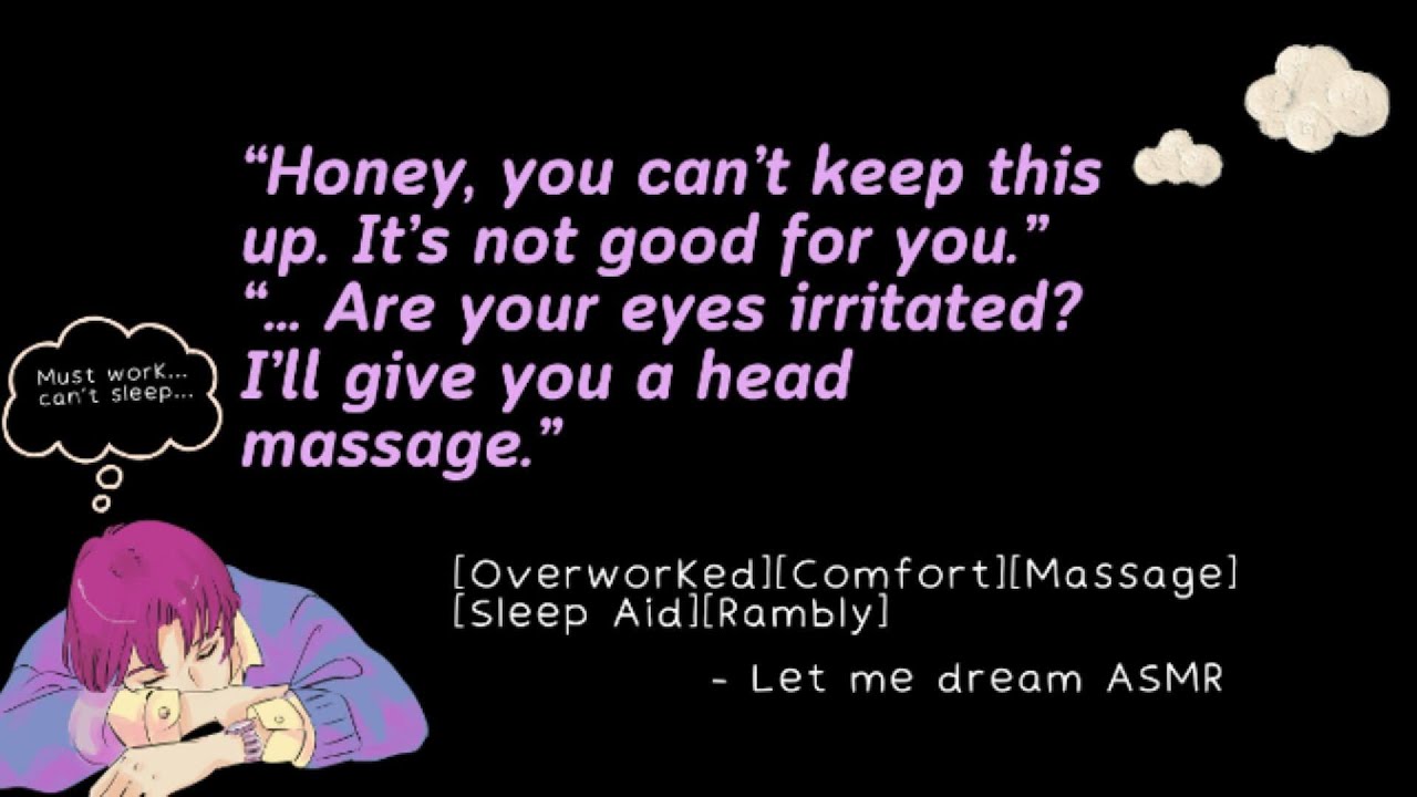 [F4A] Stop overworking yourself! [Comfort][Massage][Sleep Aid]