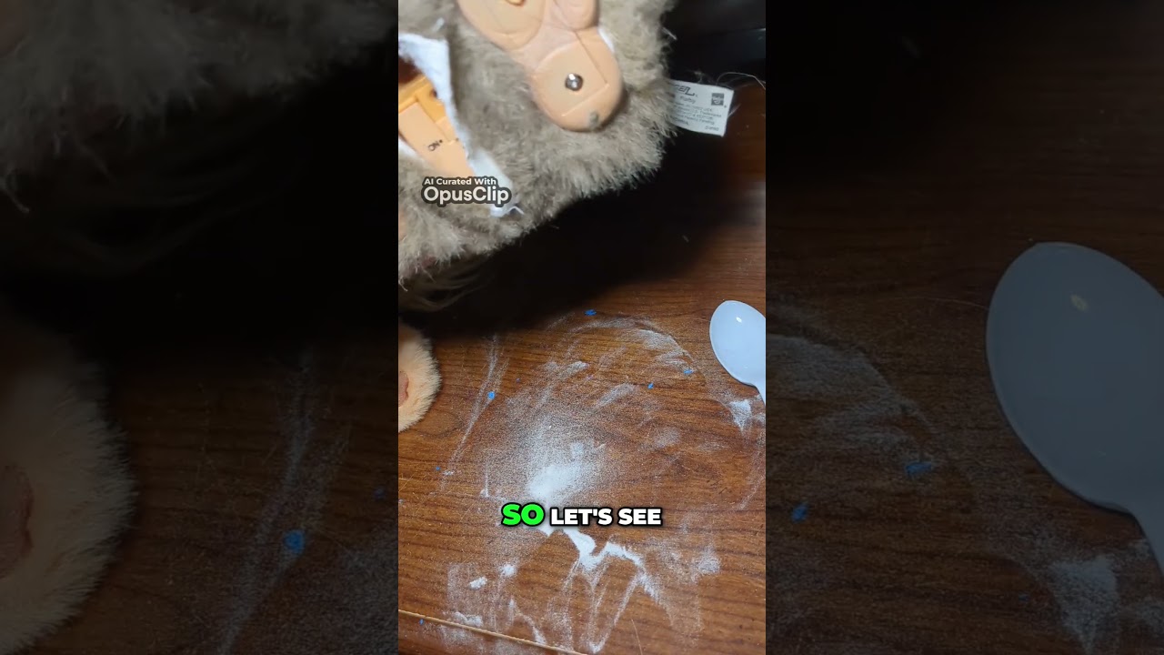 Отсек для батареек Furby 2005 своими руками из пищевой соды и суперклея
