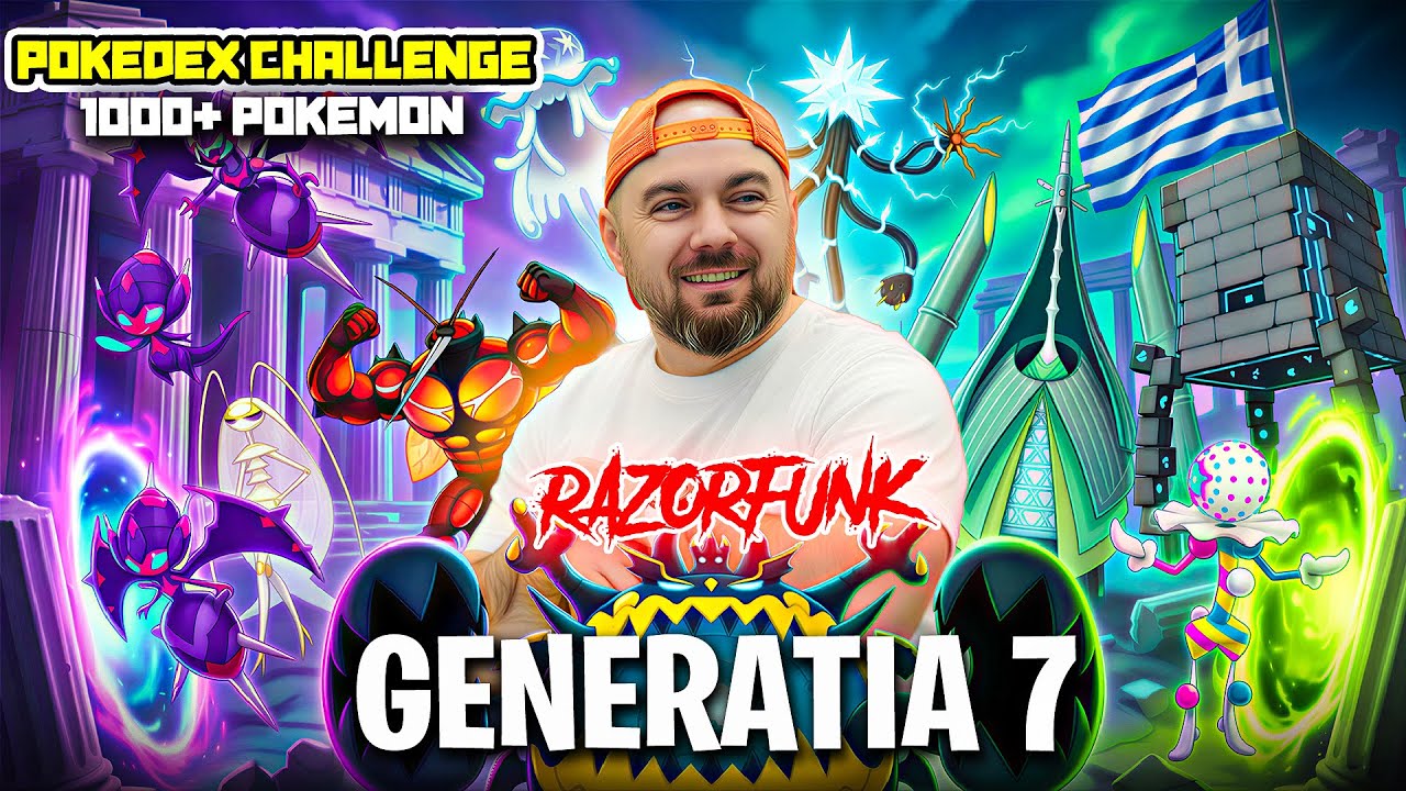 COLECTIONEZ 1000+ POKEMONI - GENERATIA 7 - POKEDEX CHALLENGE