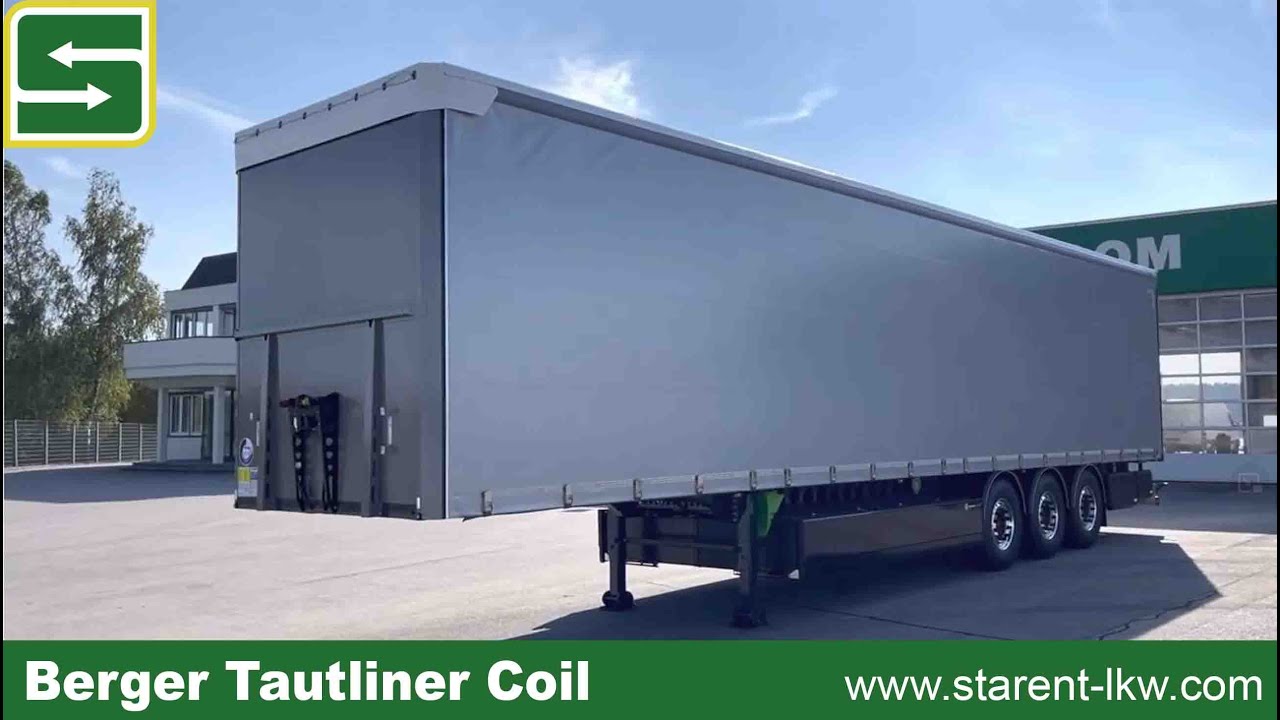 verkauft  - BERGER Coil-Mulde, LIGHT 5,3T, ALCOA, Hubdach, SAF, Palka, TR21109, www.starent-lkw.com