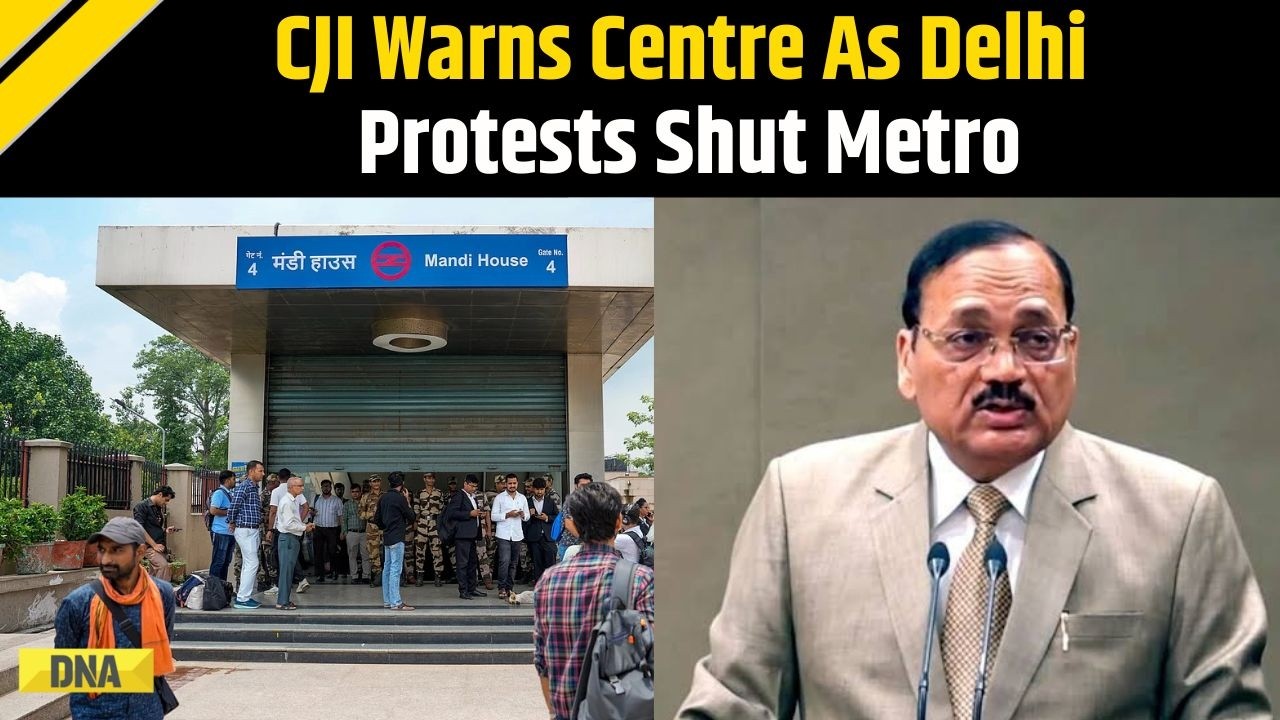 CJP Protest: 16 Metro Stations Closed! CJI Warns Authorities Over Delhi Protest Shutdown