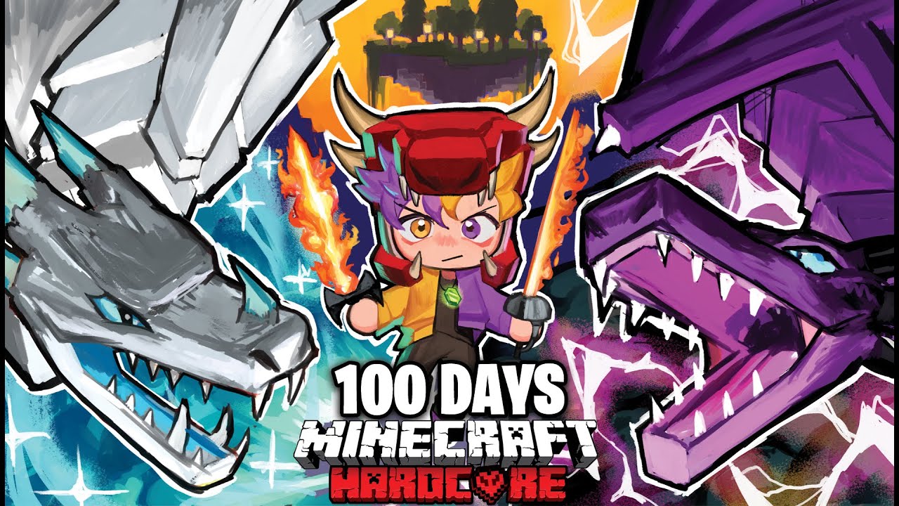 I Survived 100 Days in RlCraft's NEWEST Version in HARDCORE Minecraft!