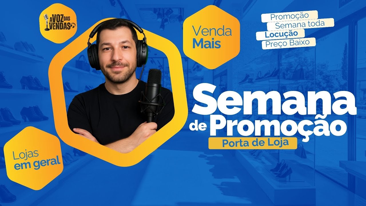 Propagada de Porta de Loja |  Todos  os Segmentos de Lojas🍀#gratis #locuçãoestiloaovivo