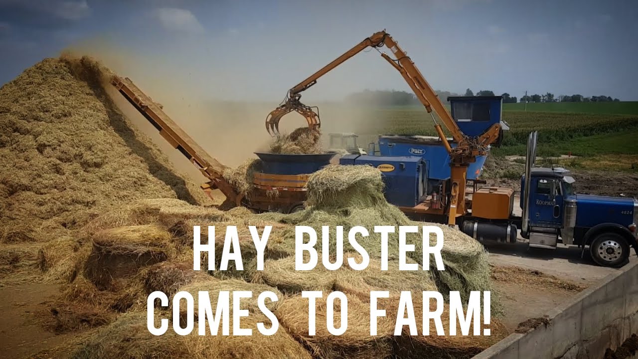 A Hay Buster comes to our farm!