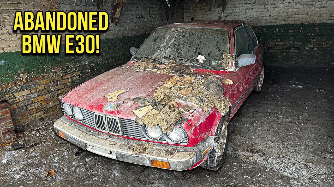 Первая мойка за 14 лет: ЗАБРОШЕННАЯ BMW E30! | Реставрация детейлинга автомобилей