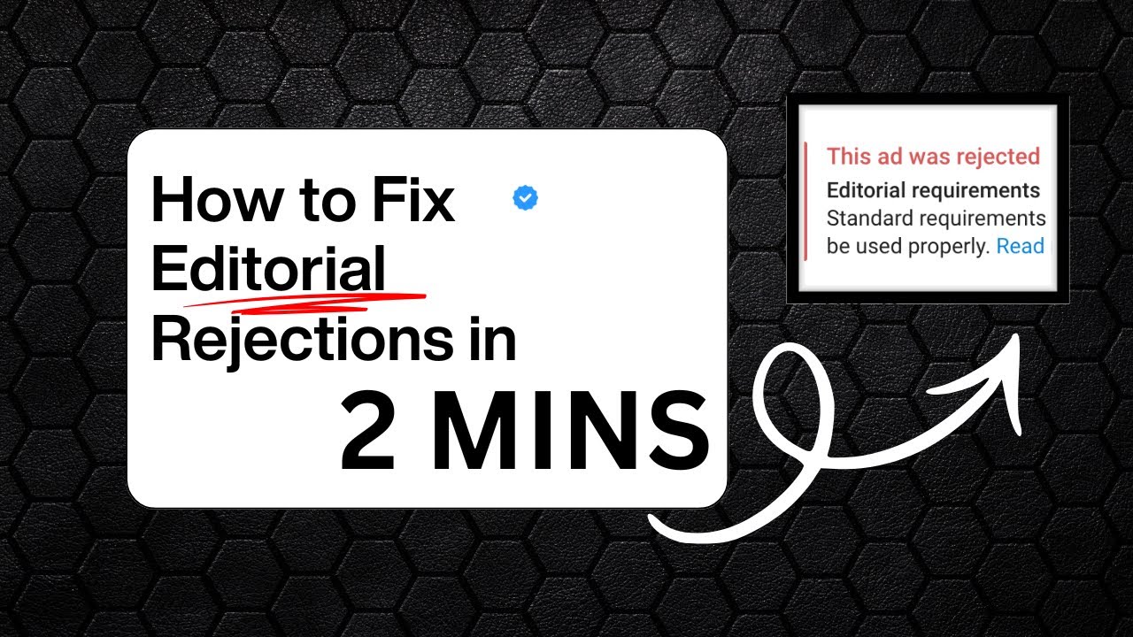 How to Fix telegram ad ( Editorial Rejections ) in 2 MINS