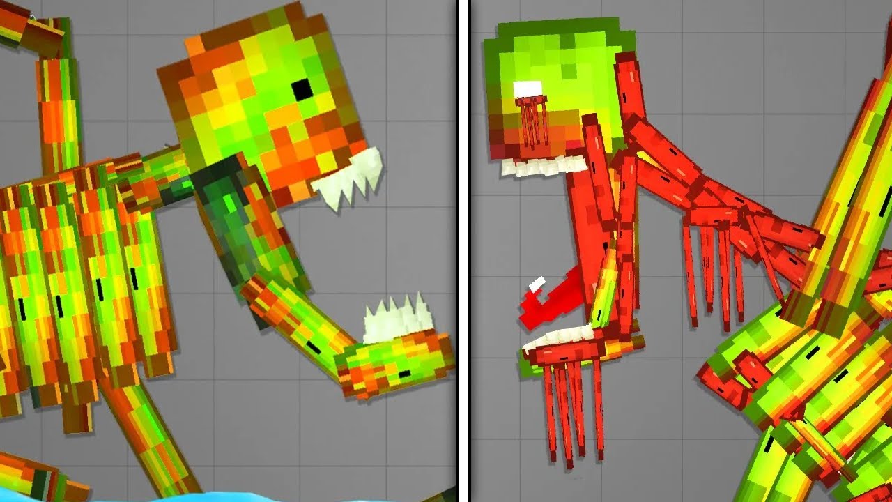 Every MELON SCP Monster EATS Ragdolls in Melon Sandbox Playground