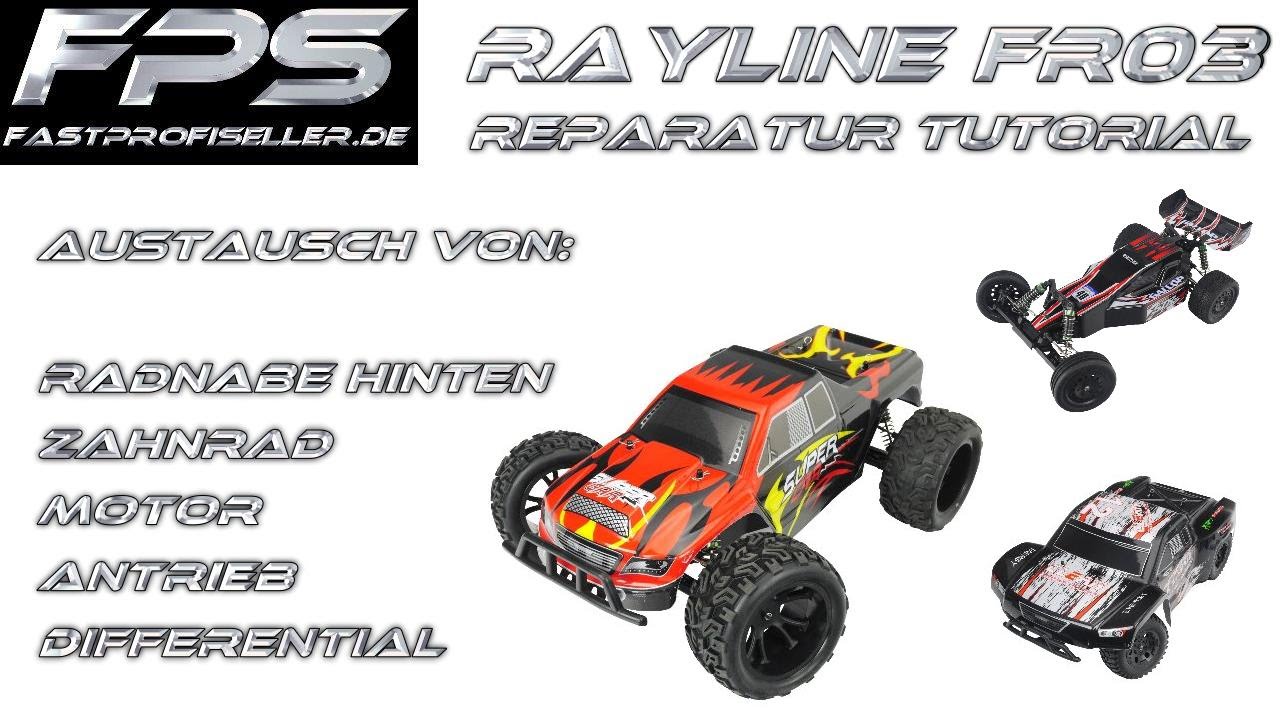 Rayline FR03 WLtoys L313 L303 L323 RC 1:10 Auto Reparieren Ersatzteile Repair Dissassambly Teil 1