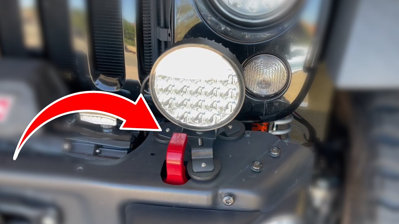 Mount Your Light Bar Without Drilling Holes | Magnet Lightbar Mount Review
