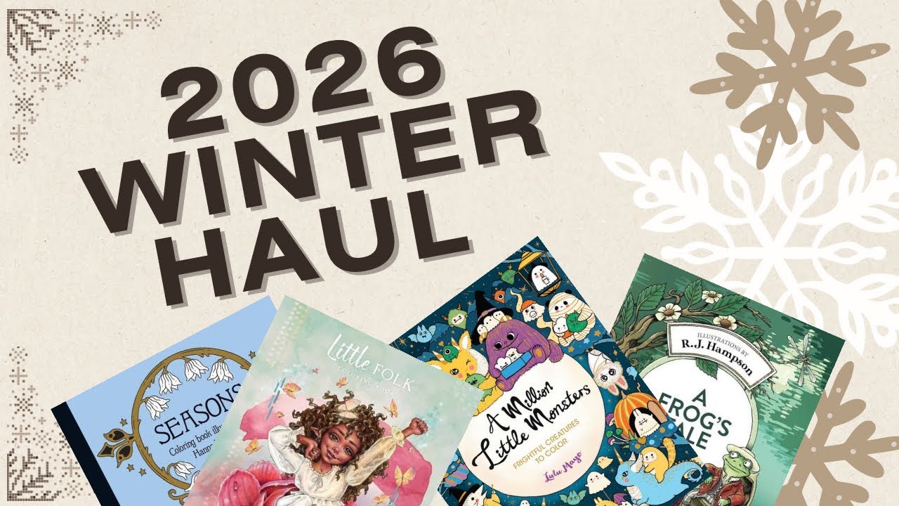 BIG 2026 Winter Adult Coloring Haul 🎁