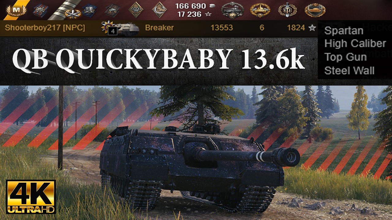 13.6K DMG! 😱 QUICKYBABY 3-MARKS THE AT-FV230 BREAKER! (6 KILLS) | World of Tanks