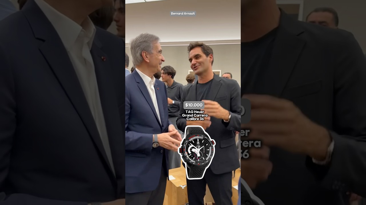 Bernard Arnault wearing the TAG Heuer Grand Carrera Calibre 36 #monkawatches #tagheuerwatch