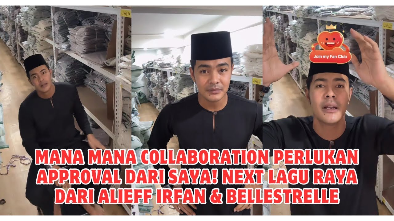 LAGU RAYA ALIEFF BERSAMA BELLESTRELLE! PERLUKAN APPROVAL ALIEFF UNTUK COLLAB LAGU DENGAN TALENT ? 