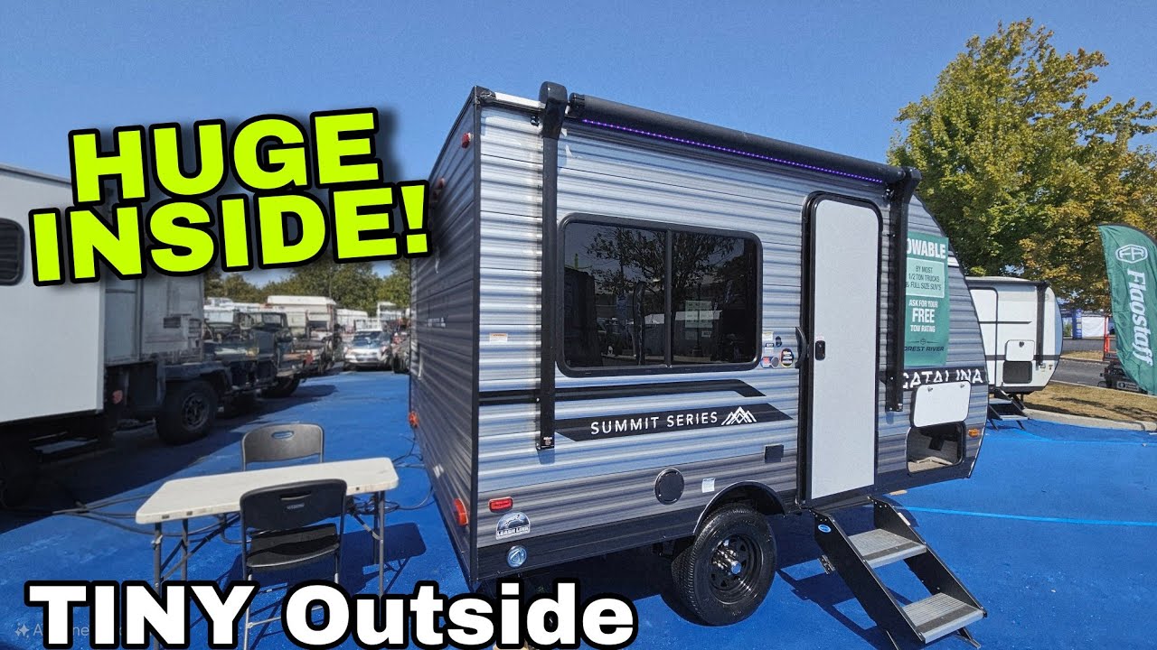 TINY TINY and Cheap RV! Coachmen Catalina Summit Series RV! 
