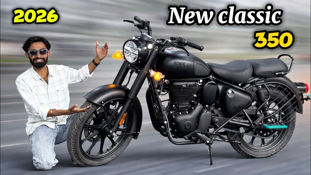 Royal Enfield Classic 350 New Model 2026 | New Classic 350 Stealth Edition Review 