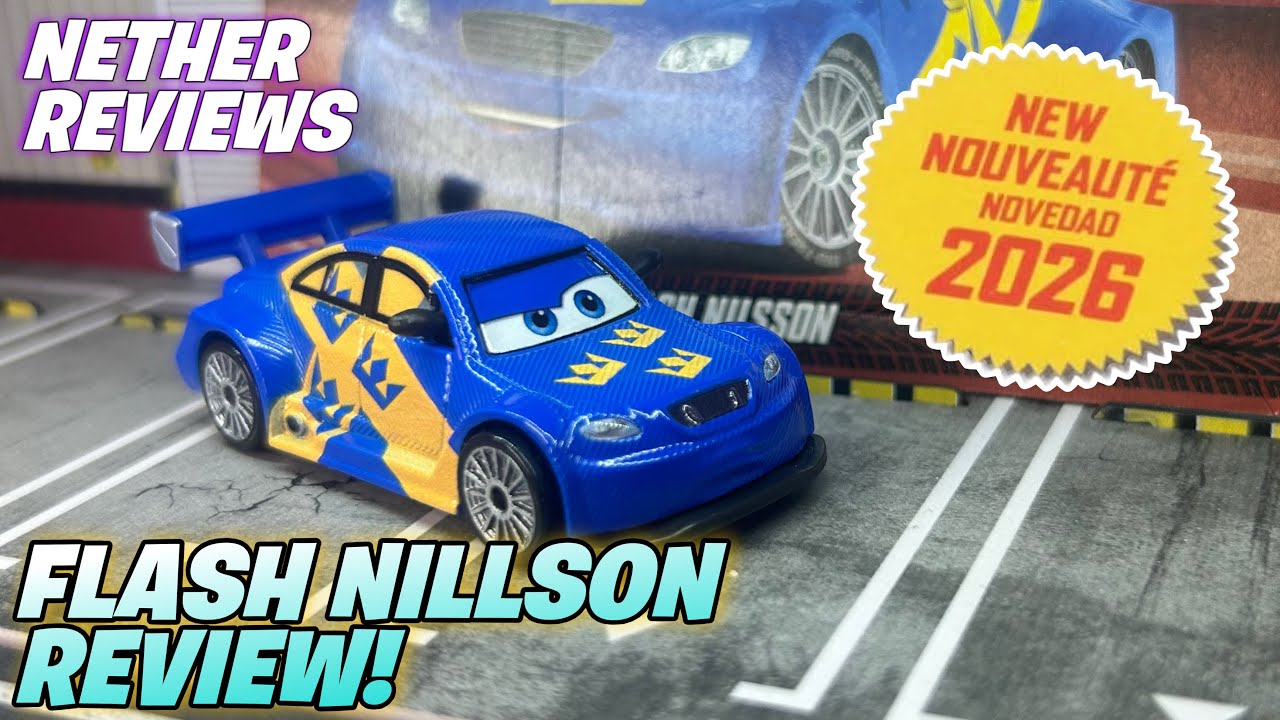 Обзор модели Disney Cars Flash Nillson 2026 из литого металла &mdash; Суперпогоня возвращается! &mdash; Nethe...