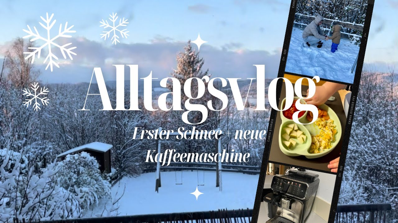 Erster SCHNEE❄️, neue KAFFEEMASCHINE☕️, Strafzettel bekommen | LuMiLio