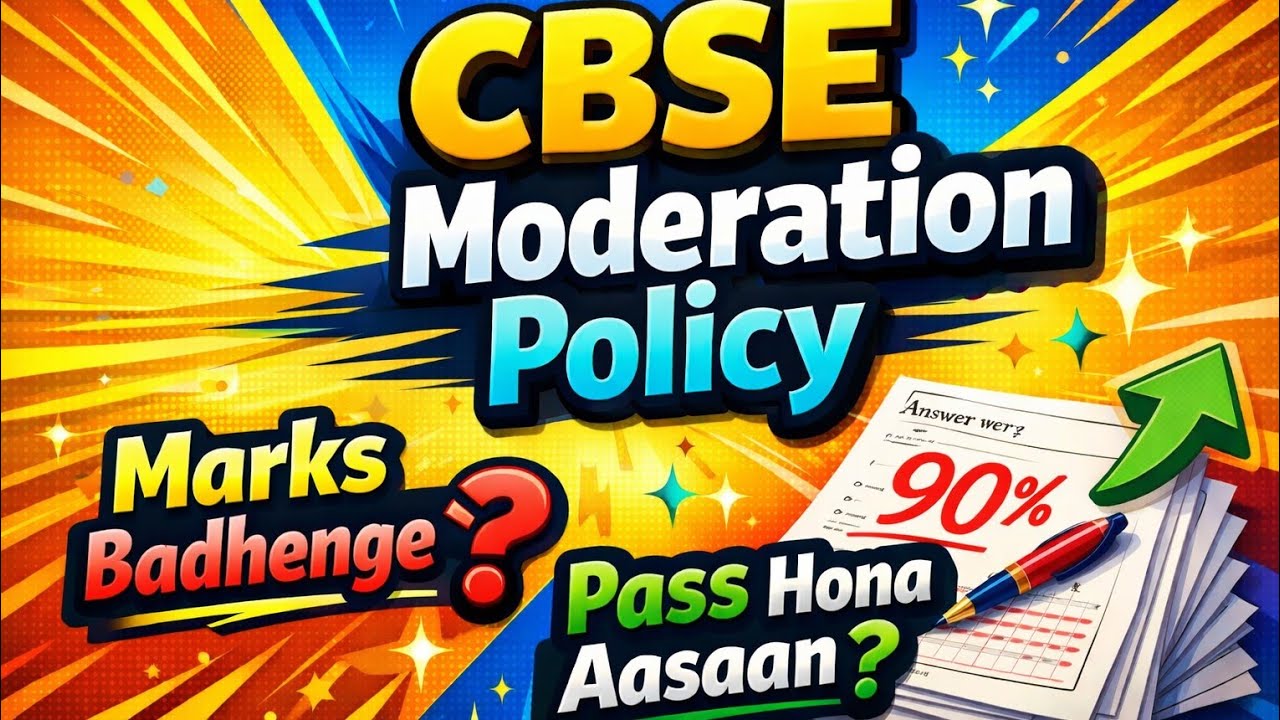 CBSE Moderation Policy Explained 2026 | Marks Badhenge Ya Nahi? Full Truth for Board Students
