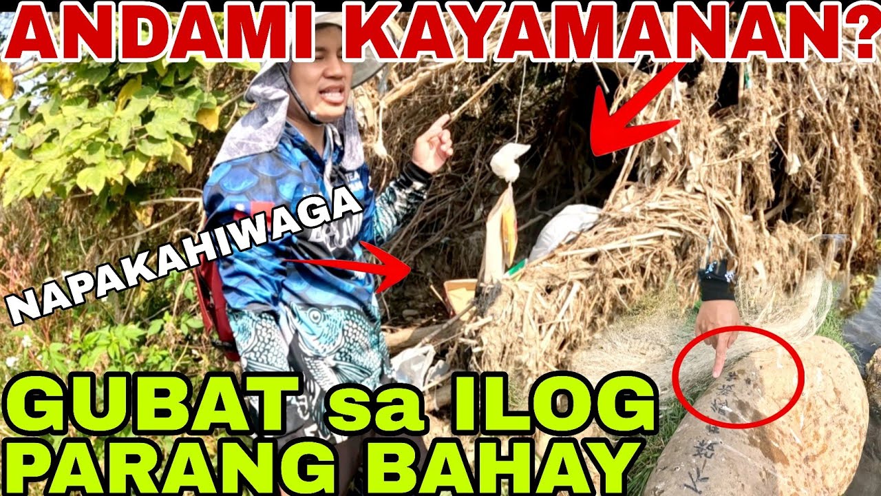Discover Bahay sa gubat ilog daming Gamit at umuusok  nakakakilabot pagtapos mangisda
