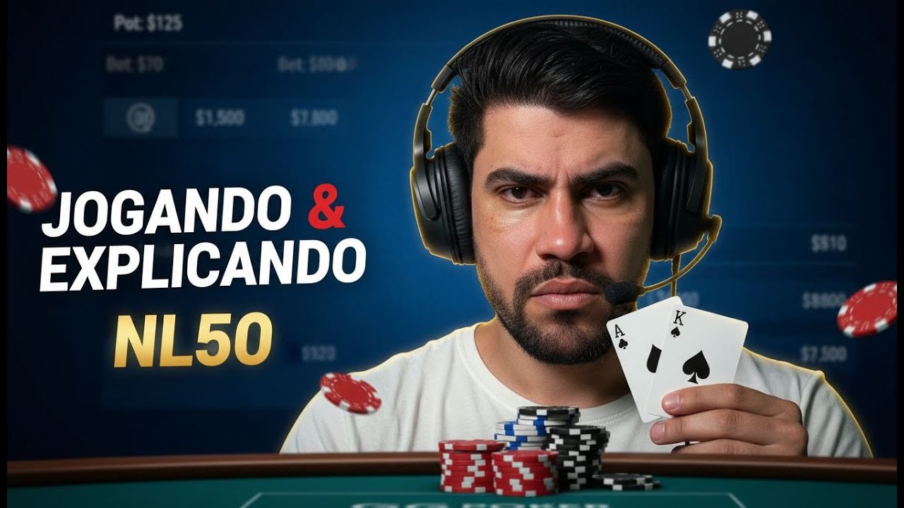 NL50 GG Poker AO VIVO 🔥 Jogando & Explicando!! 3 min. Delay! #poker #cashgamepoker #ggpoker